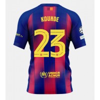 Stroje piłkarskie Barcelona Jules Kounde #23 Koszulka Podstawowej 2025-26 Krótki Rękaw